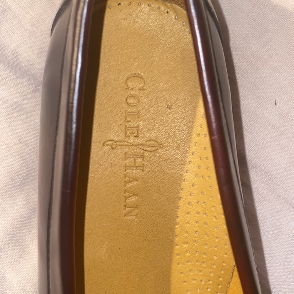Cole Haan Mens burgundy loafers size 8.5 - Picture 10 of 16